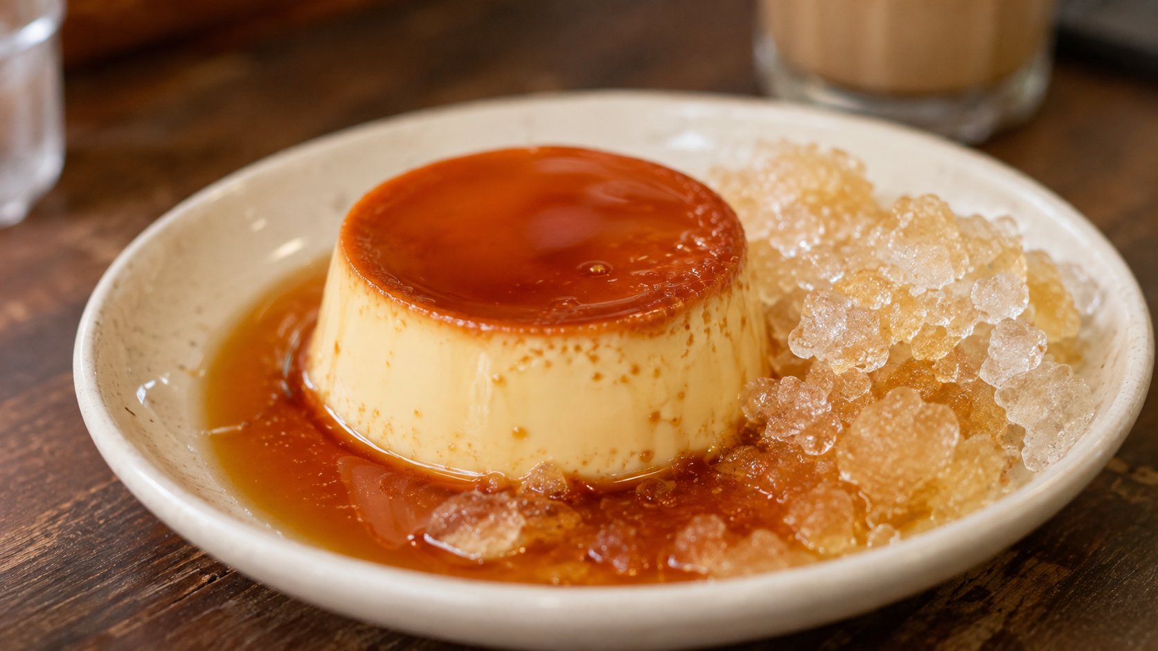 Vietnamese bánh flan caramel custard