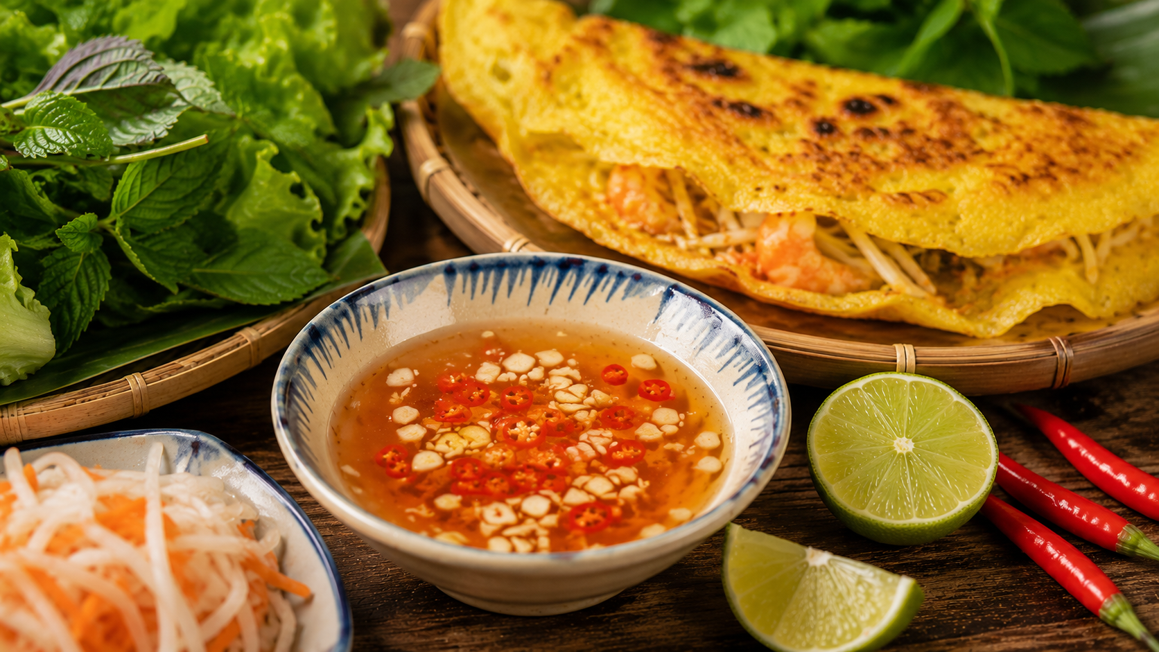 Vietnamese nước chấm dipping sauce with garlic and chili